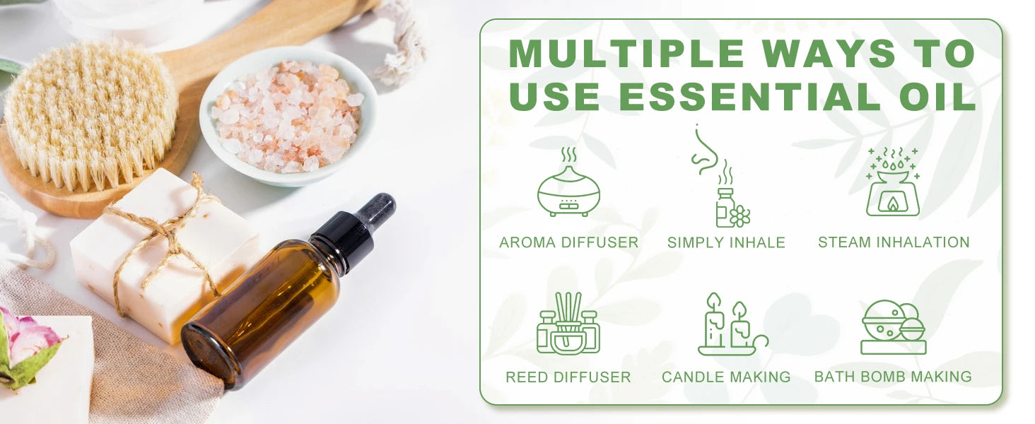 PHATOIL 100ml Essential Oil – Natural Plant Aromatherapy Fragrance